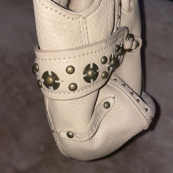 Cole Haan All leather Cream Lunch tote  style handbag. New never used - Picture 3 of 9